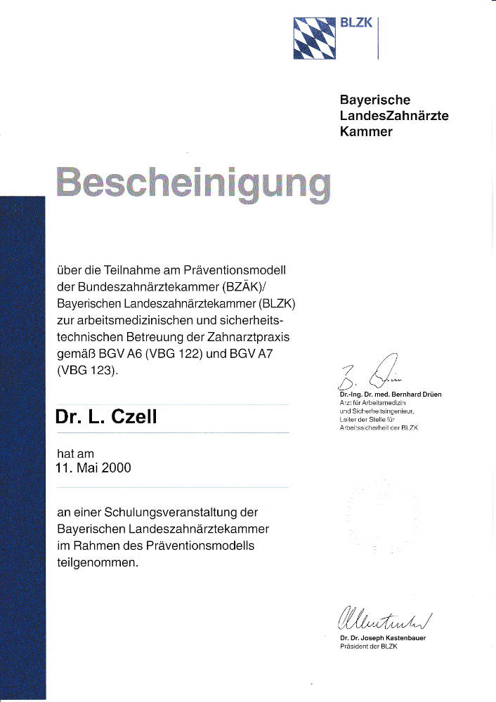 2000 05 11 Arbeitsschutz BLZAEK