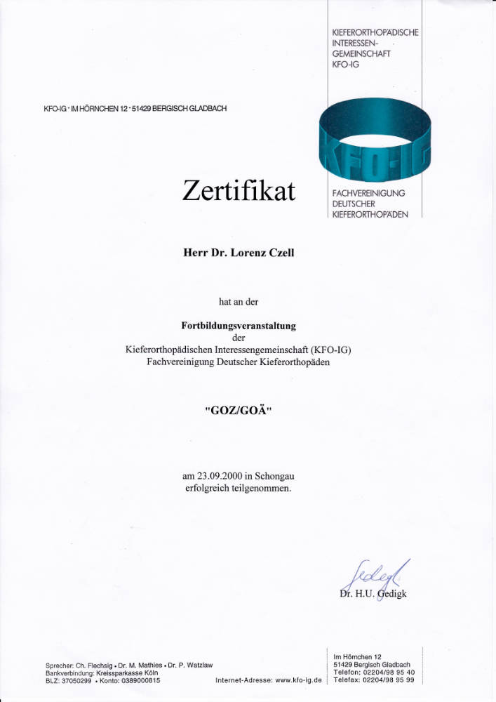 2000 09 23 GOZ GOAE KFO IG H Gedigk