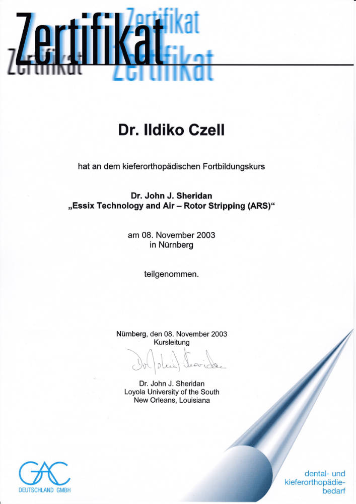 2003 11 08 Essix Technology and Air Rotor Stripping ARS IC J Sheridan