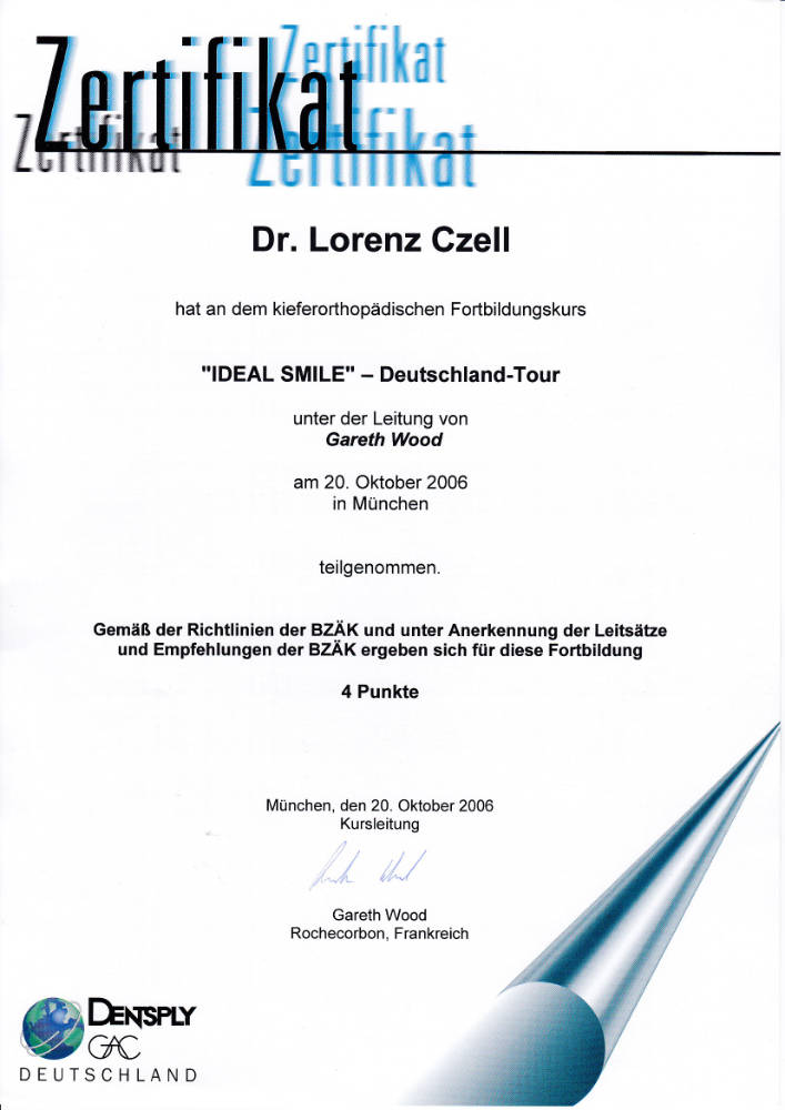 2006 10 20 Ideal Smile Wood LC