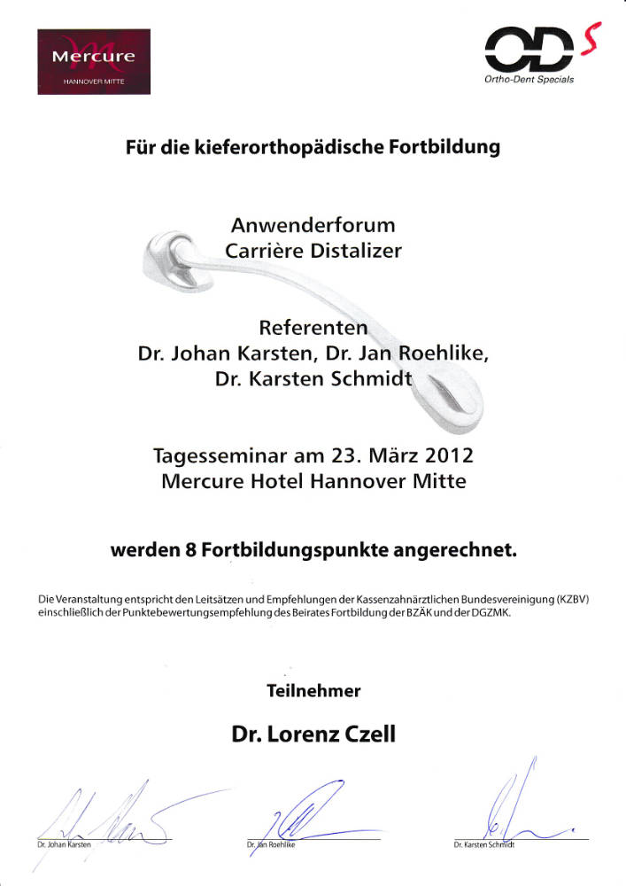 2012 03 23 Carriére Distalizer