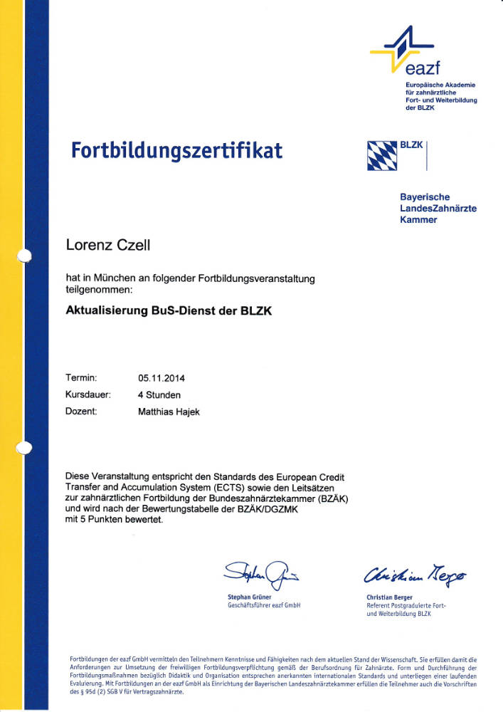 2014 11 05 Aktualisierung BuS Dienst