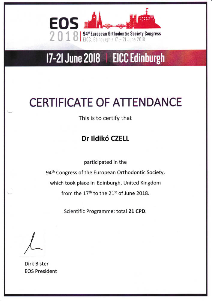 2018 06 17 21 94 Congress of the European Orthodontic Society EOS Edinburgh IC