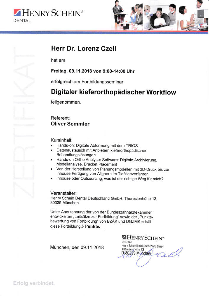 2018 11 09 Digitaler Workflow Henry Schein LC