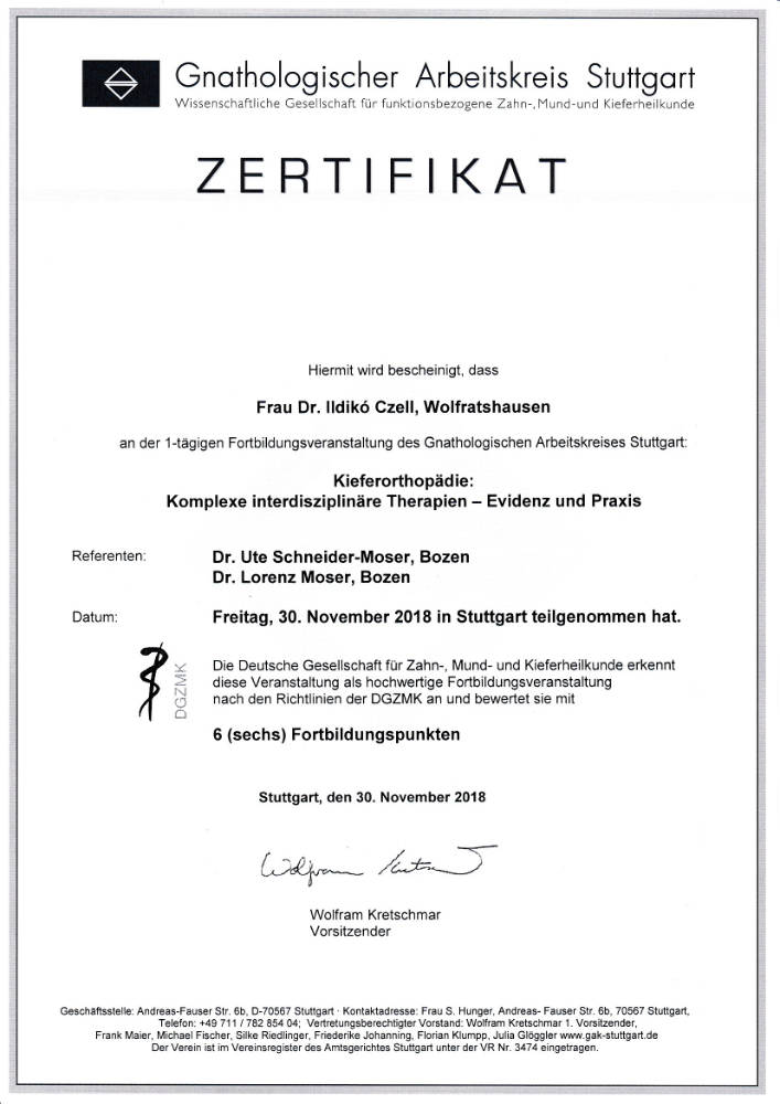 2018 11 30 IC Komplexe Interdisziplinäre Therapien Evidenz und Praxis U u L Moser