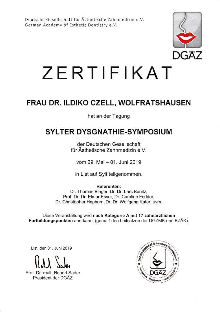 2019 05 29 06 01 Sylter Dysgnathie Symposium Sylt IC