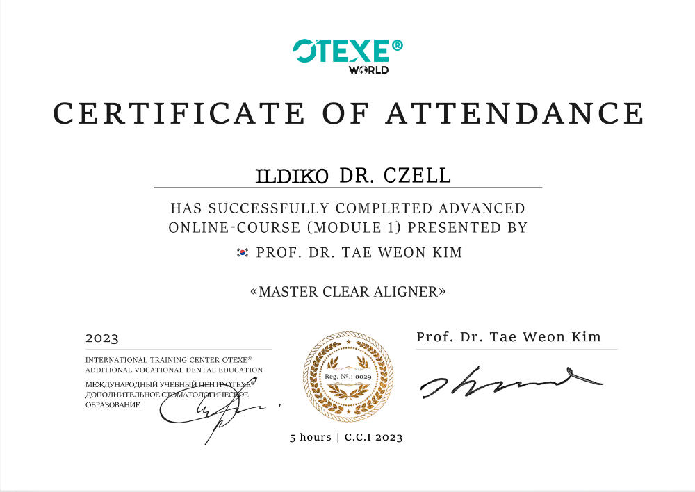 2023-Modul-1-Aligner-Otexe-Dr-Ildiko-Czell