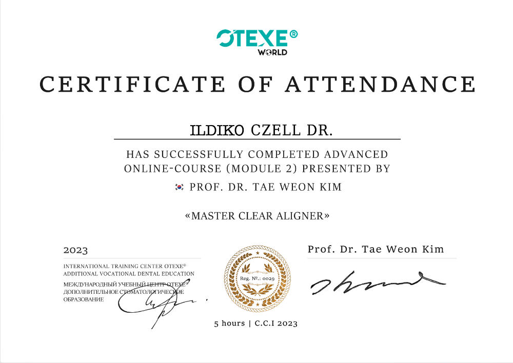 2023-Modul-2-Aligner-Otexe-Dr-Ildiko-Czell