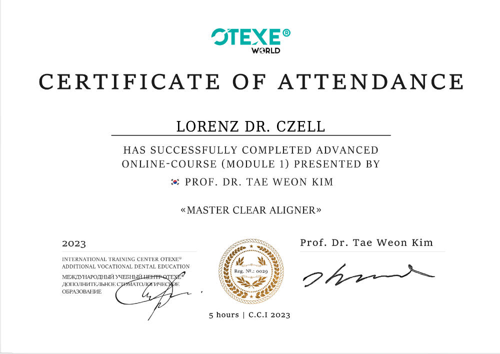 2023-Modul-2-Aligner-Otexe-Dr-Lorenz-Czell