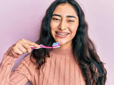 Zahnbürstenwahl bei Zahnspangen